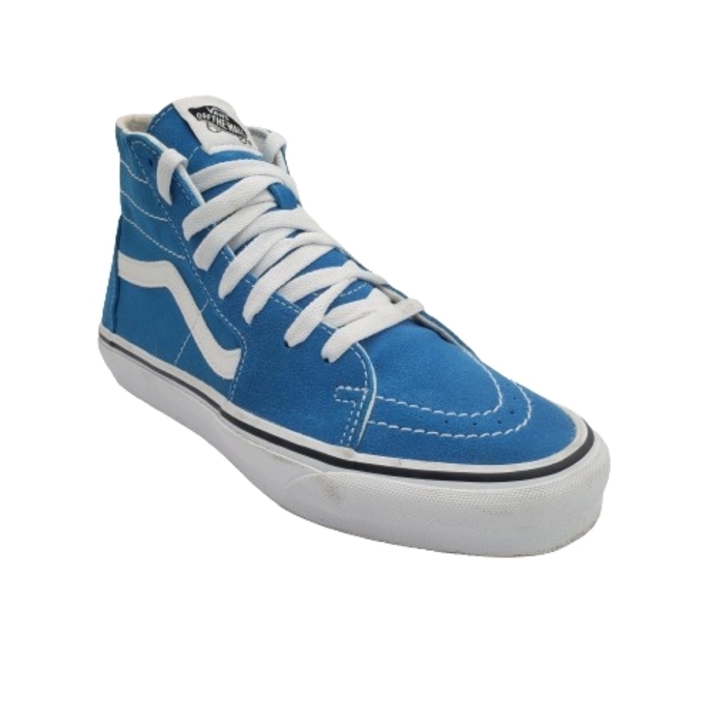 Vans Off The Wall 721366 Skateboard Shoes Blues Size Women 8.5 - Size Men 7